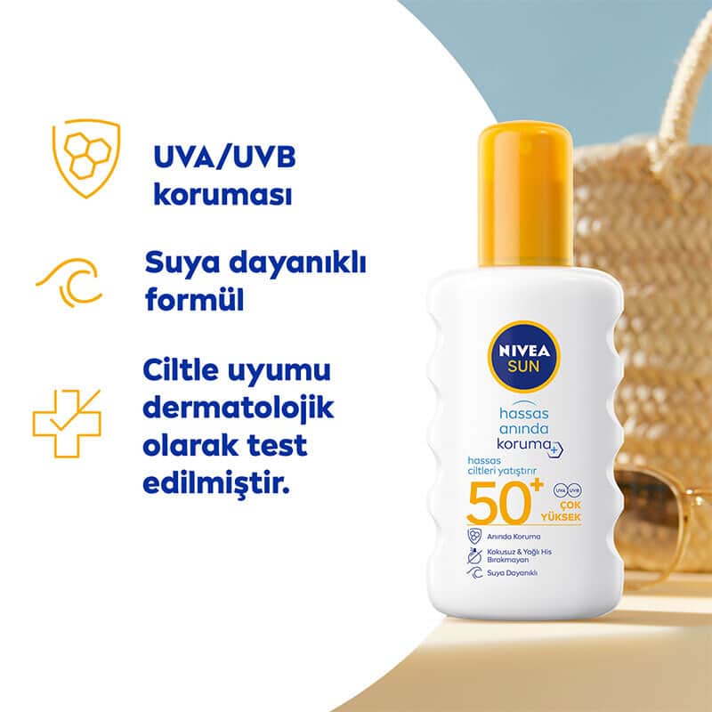 كريم واقي شمس نيڤيا صن سنسيتيف بروتيكشن SPF 50+ 200 مل Nivea - 2
