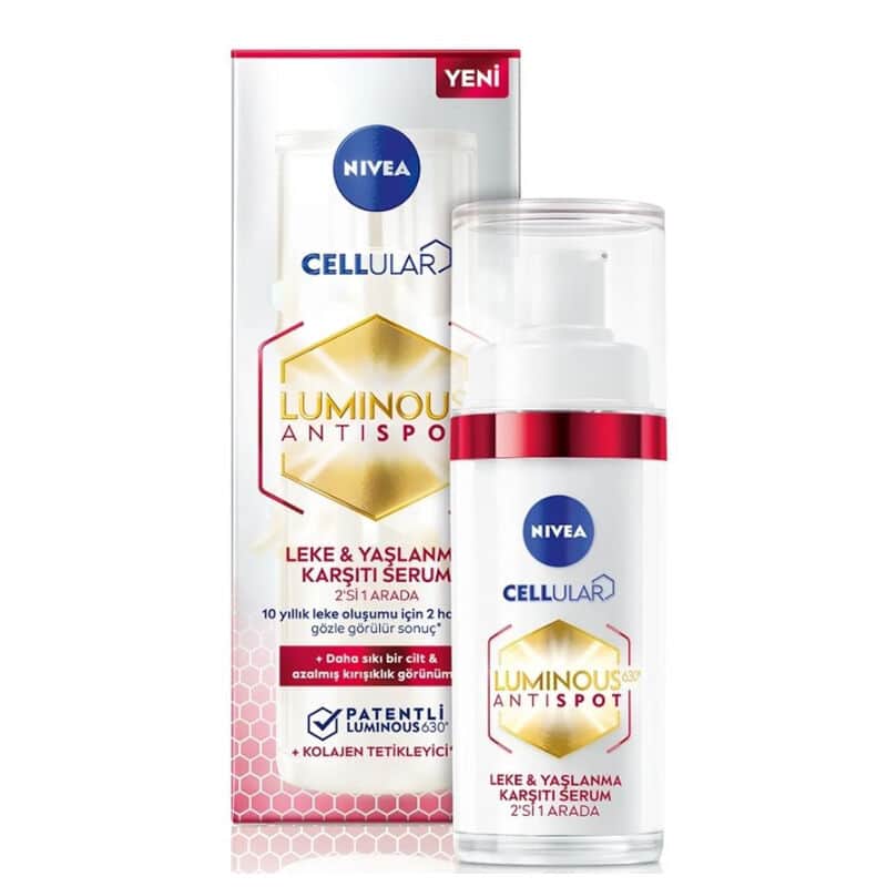 NIVEA سيروم نيفيا فيزاج لومينوس 630 المضاد للشيخوخة والبقع 30 مل - 1