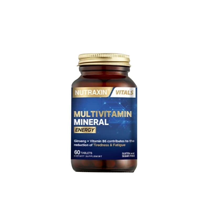 Nutraxin نيوتراكسين، غذاء مكمل غذائي متعدد الفيتامينات والمعادن، 60 قرصًا - 1