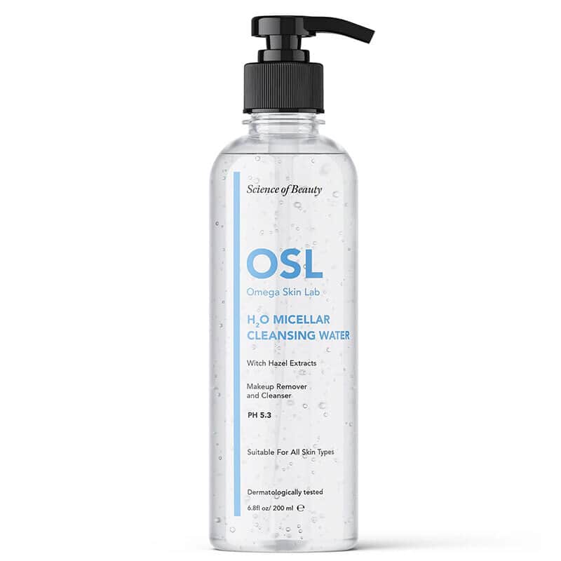 ماء تنظيف الوجه والمكياج الميسيلار 200 مل من أوزل أوميغا سكين لاب Osl Omega Skin Lab - 1