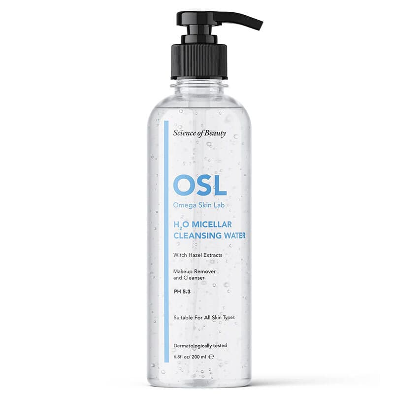 ماء تنظيف الوجه والمكياج الميسيلار 200 مل من أوزل أوميغا سكين لاب Osl Omega Skin Lab
