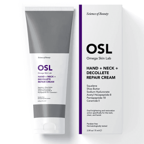 Osl Omega Skin Lab كريم أوسل أوميجا سكين لاب لإصلاح اليدين والرقبة ومنطقة الصدر 75 مل - 2