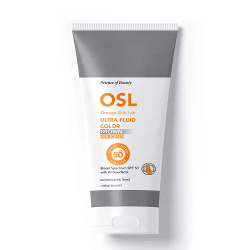 Osl Omega Skin Lab أو إس إل كريم أوميجا سكين لاب ألترا فلويد كولور واقي من الشمس بعامل حماية 50+ 50 مل بني - 1