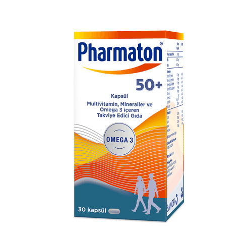 Pharmaton مكمل غذائي فارماتون ٥٠+ بلس ٣٠ كبسولة - 1