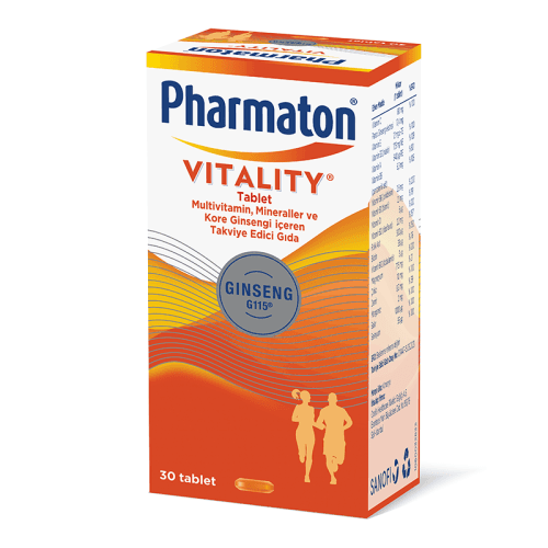 Pharmaton فارماتون فيتاليتي ٣٠ قرصًا مكمل غذائي
