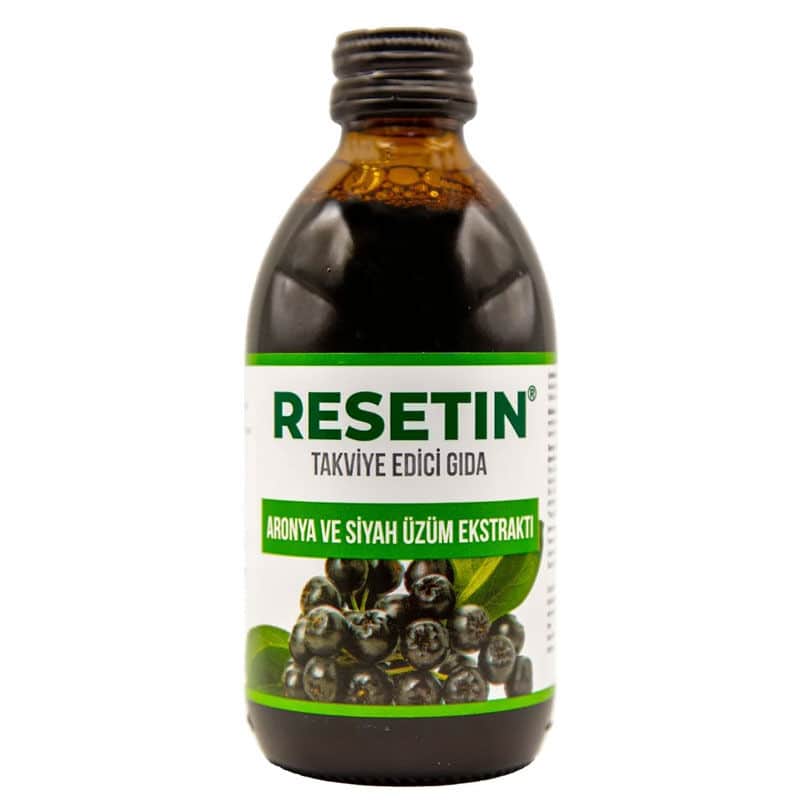 Resetin ريسيتين أرونيا ومستخلص العنب الأسود، غذاء مكمل غذائي 250 مل - 1