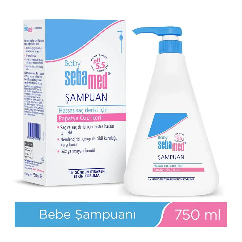 Sebamed شامبو سيباميد للأطفال 750 مل أنواع الشعر الحساسة - 2