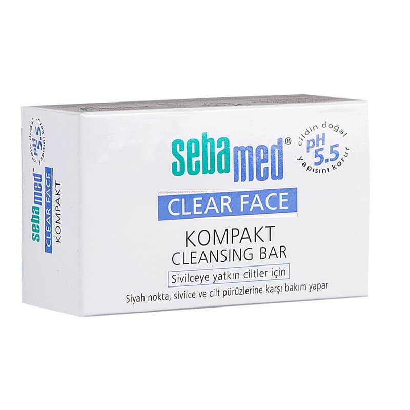 Sebamed صابونة سيباميد كلير فيس لتنظيف الوجه ١٠٠ غرام - 1