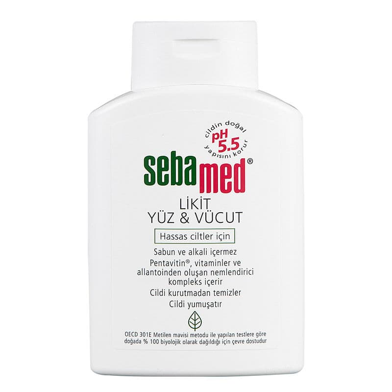 Sebamed جل سيباميد السائل لتنظيف الوجه والجسم 200 مل