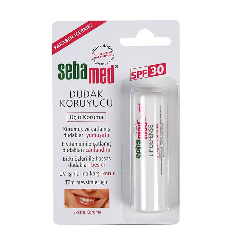 كريم شفاه ثلاثي التأثير SPF 30 بحجم 4.8 غرام من سيباميد Sebamed - 4