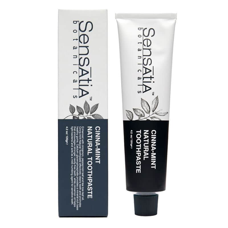 Sensatia Botanicals معجون أسنان سينساتيا بوتانيكالز بالقرفة والنعناع 120 جرام - 1
