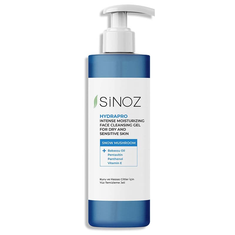 Sinoz جل تنظيف الوجه سينوز هيدرابرو للبشرة الجافة والحساسة 400 مل
