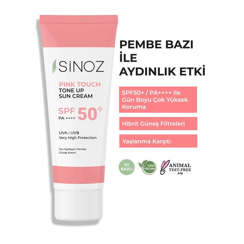 كريم الشمس الوردي SPF50+ من سينوز 50 مل Sinoz - 2