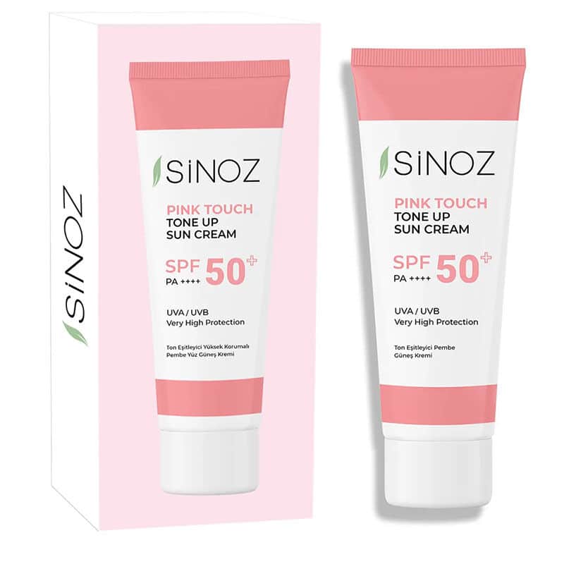 كريم الشمس الوردي SPF50+ من سينوز 50 مل Sinoz - 3