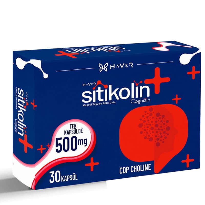 سيتوكولين كوجنيز 500 ملغ 30 كبسولة من هافر فارما Haver Farma - 2