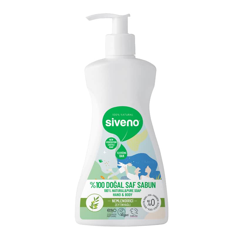 Siveno صابون سائل طبيعي بزيت الزيتون سيفينو 300 مل - 1