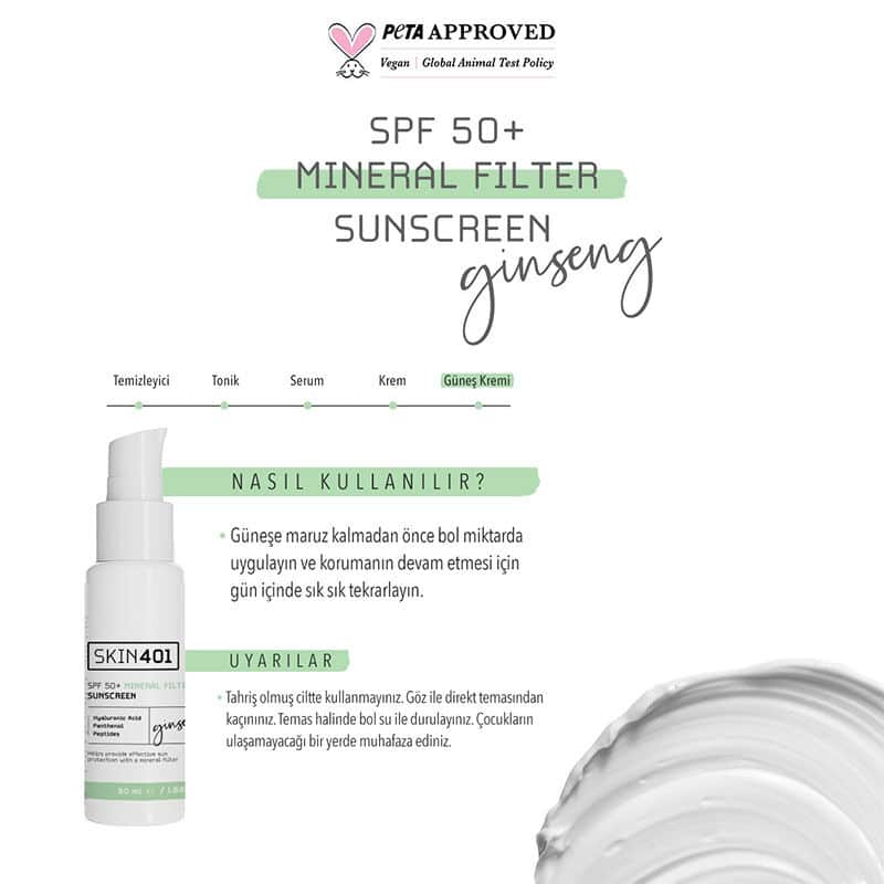 واقي شمس معدني SPF 50 50 مل من سكين 401 Skin401 - 4
