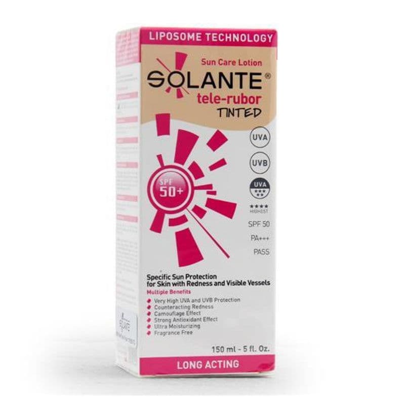 Solante لوشن سولانتي تيليروبور ملون بعامل حماية من الشمس 50+، 150 مل
