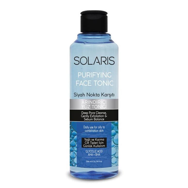 Solaris تونر سولاريس لتنظيف وتنقية الوجه 200 مل