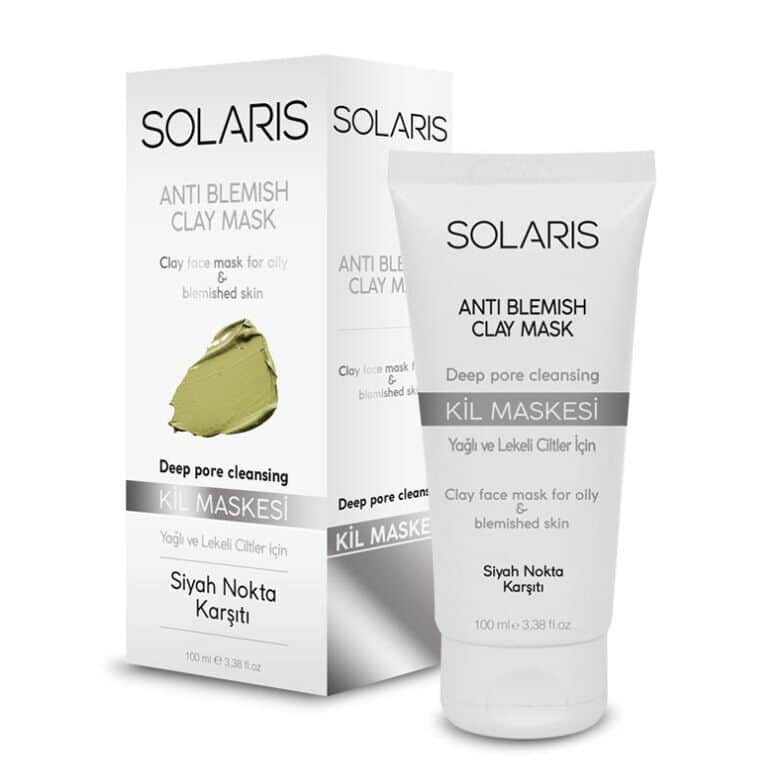 Solaris قناع الطين سولاريس للبشرة الدهنية والمعرضة للعيوب 100 مل - 1