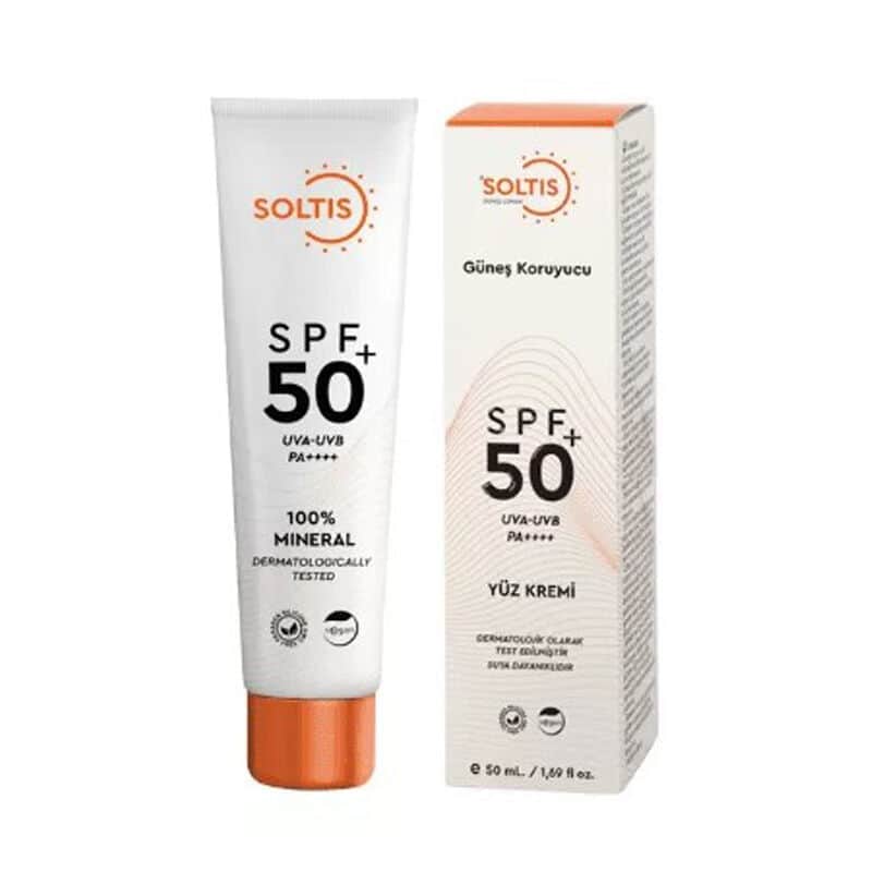 Soltis كريم الوقاية من الشمس سولتيس العضوي المعتمد بعامل حماية 50، 50 مل - 1