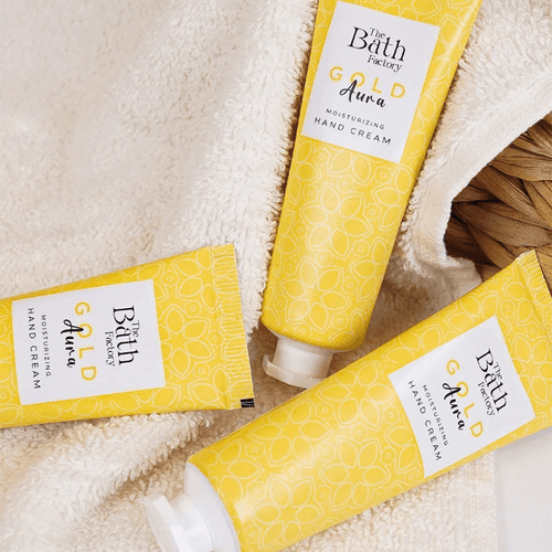 The Bath Factory كريم ترطيب اليدين جولد أورا من ذا باث فاكتوري، 30 مل - 2