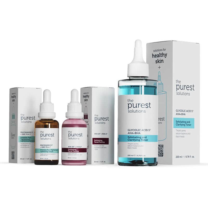 The Purest Solutions مجموعة العناية بالتفتيح من أنقى الحلول للبشرة غير المنتظمة - 2