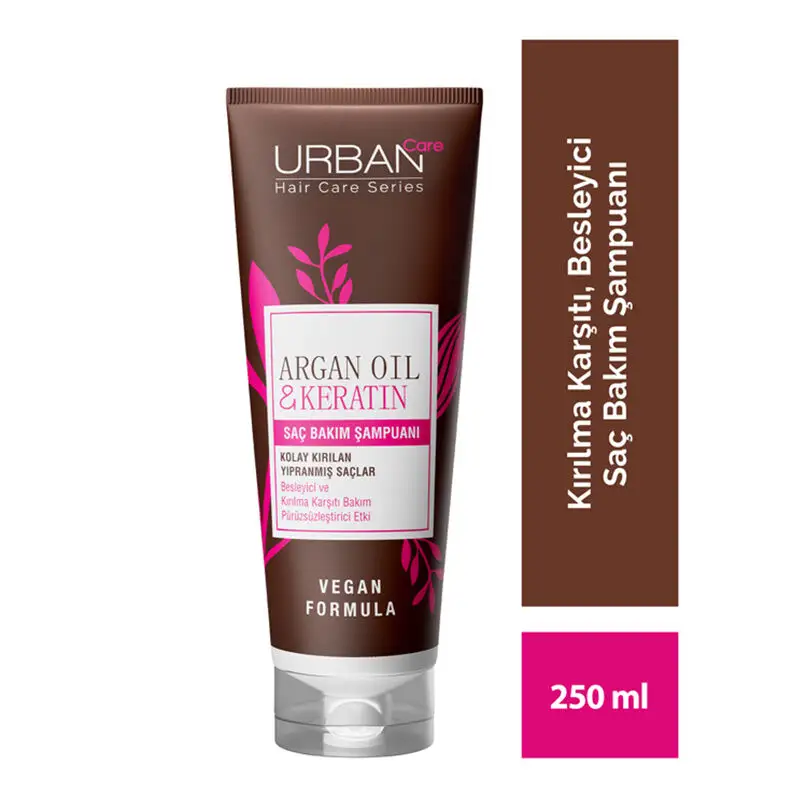 Urban Care شامبو العناية بالشعر بزيت الأرغان والكيراتين من أوربان كير 250 مل - 3