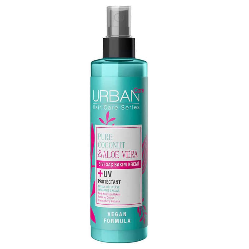 Urban Care كريم العناية بالشعر السائل بجوز الهند والصبار من أوربان كير، 200 مل - 1