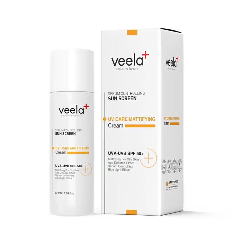 Veela كريم فييلا عالي الحماية من الشمس بعامل حماية 50+ 50 مل