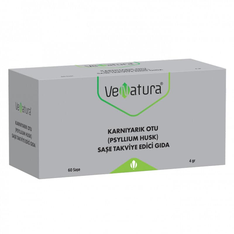 VeNatura مكمل غذائي فيناتورا بلاك سيلليوم (قشر سيلليوم) 60 كيسًا