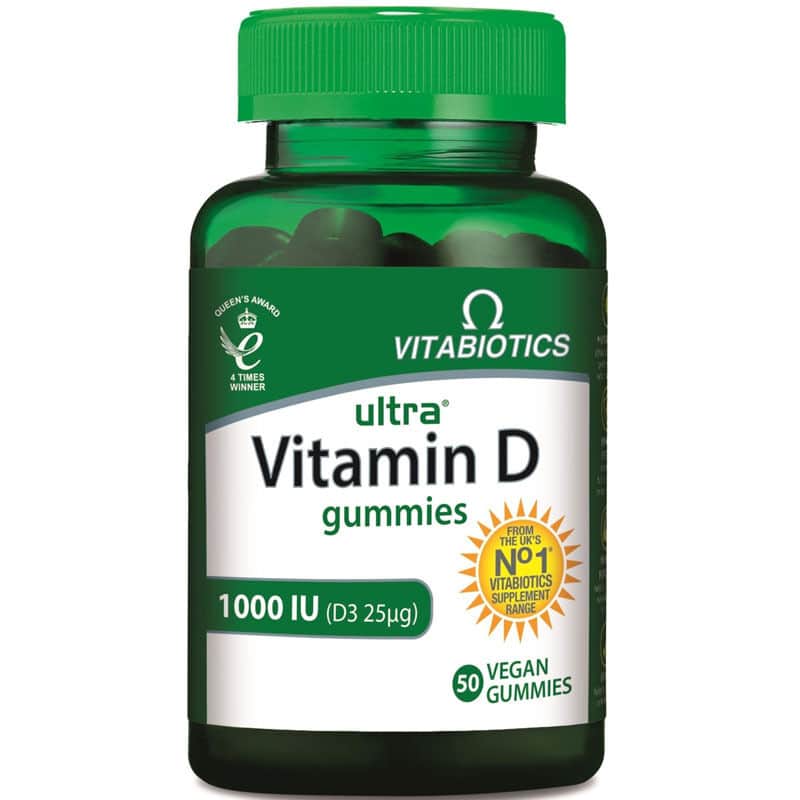 Vitabiotics فيتابيوتكس ألترا فيتامين د 1000 وحدة دولية 50 كبسولة نباتية - 1