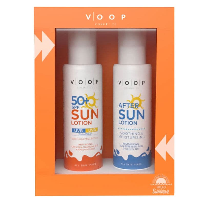 باقة ثنائية بعد الشمس SPF50+ من فوب Voop