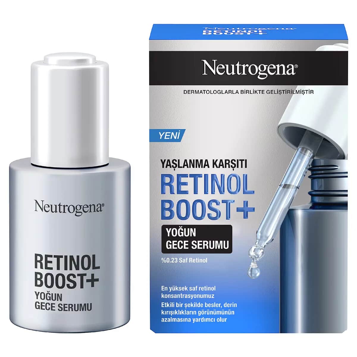Neutrogena سيروم نيوتروجينا ريتينول بوست+ الليلي المكثف 30 مل