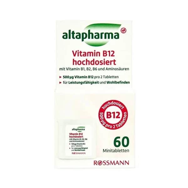 Altapharma أقراص فيتامين ب والأحماض الأمينية من ألتا فارما، 60 قرصًا، 16.8 غرام