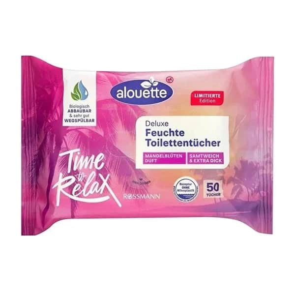 Alouette ورق تواليت مبلل من ألويت وقت الاسترخاء الخمسينيات