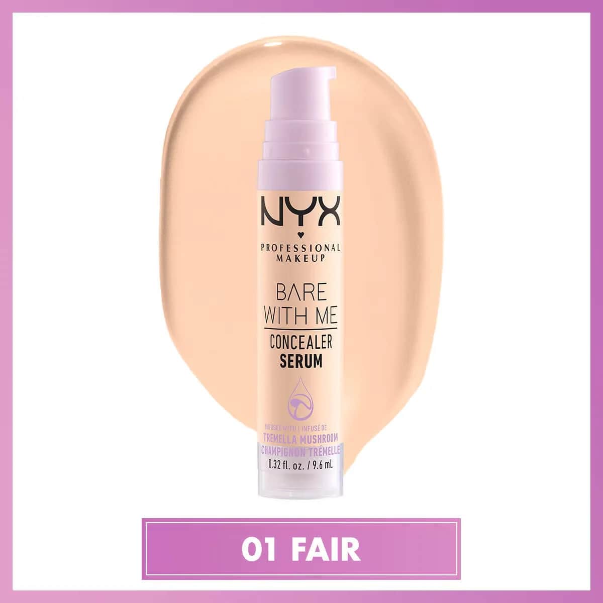 NYX سيروم إخفاء العيوب \بير ويذ مي\" من نيكس بروفيشنال ميك أب، لون 01 فاتح"