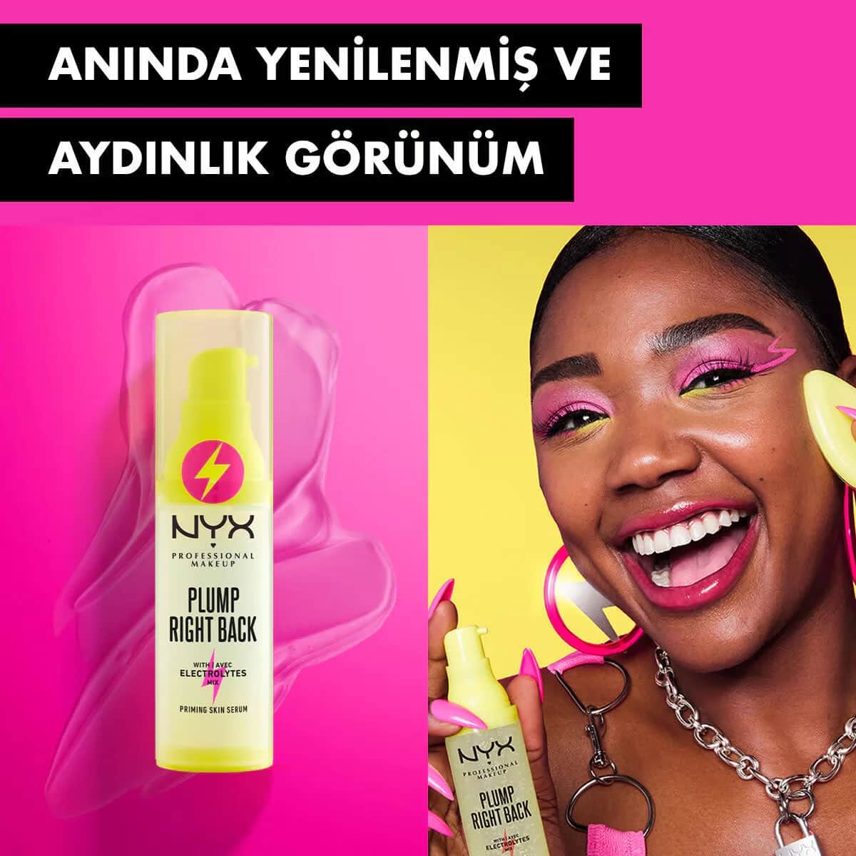 NYX قاعدة مكياج بلامب رايت باك من نيكس بروفيشنال ميك أب + سيروم