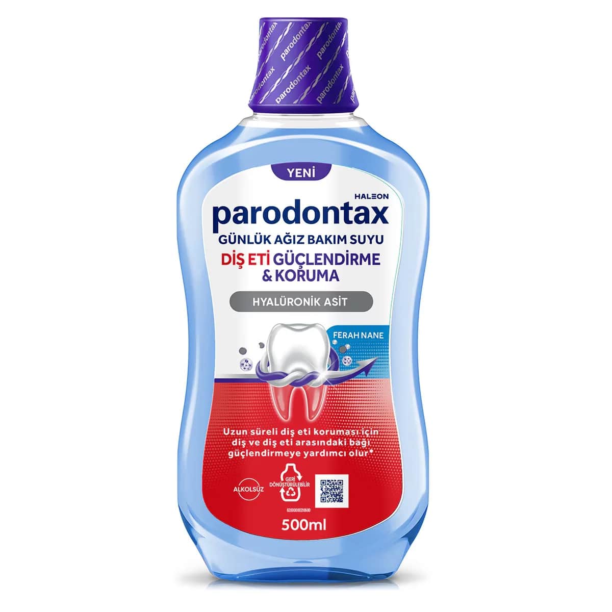 Parodontax غسول الفم بارودونتكس قوة وحماية اللثة 500 مل