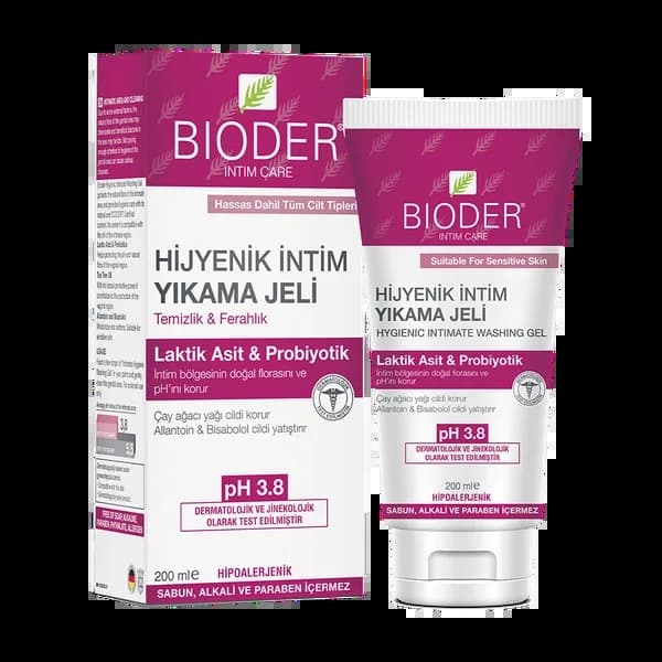 Bioder جل التنظيف الصحي من بيودر 250 مل لتنظيف المنطقة التناسلية