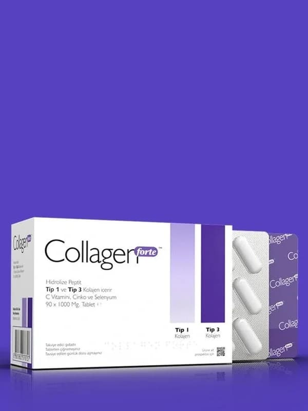 Collagen Forte كولاجين فورت 1300 مجم 90 قرصًا