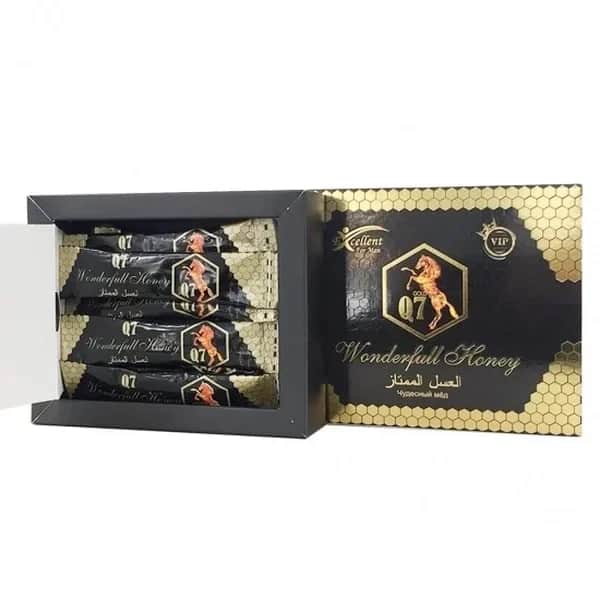 Gold عسل إبيميديوم ماكون الرائع 12 ظرف × 15 غرام من جولد كيو7 Q7