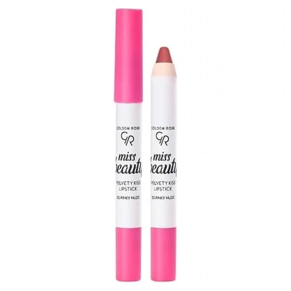 Golden Rose أحمر شفاه جولدن روز ميس بيوتي فيلفيت كيس رقم 05 وردي نود
