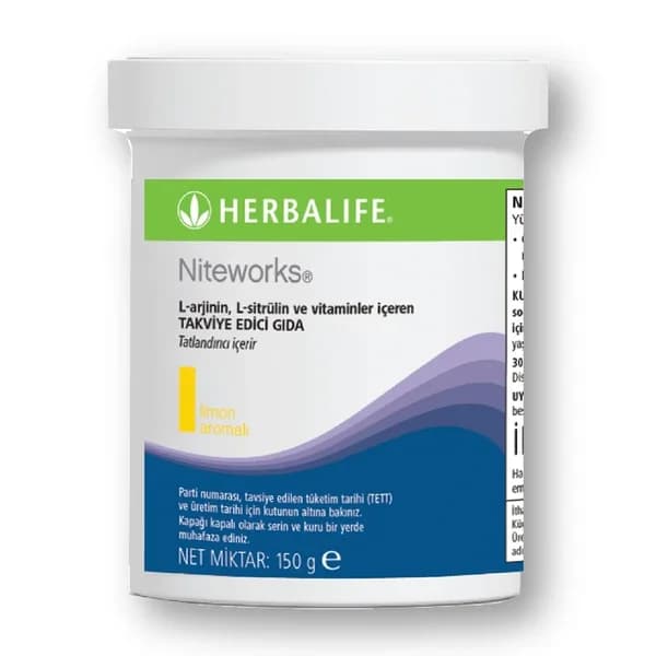 Herbalife هيربالايف نيت ووركس أكسيد النيتريك بنكهة الليمون 150 جم