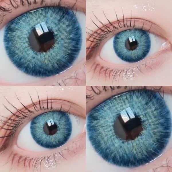 NIYENABEAUTY عدسات نيينابيوتي بدون وصفة طبية للاستخدام لمدة 6 أشهر، لون أزرق باتايا