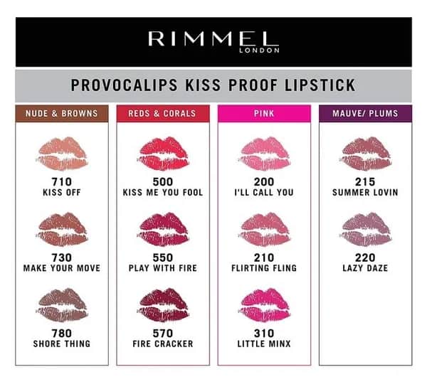 Rimmel London روج احمر شفاه بروفوكاليبس من ريميل لندن