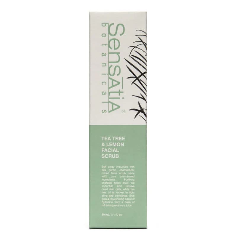Sensatia Botanicals مقشر الوجه سينساتيا بوتانيكالز بشجرة الشاي والليمون 60 مل