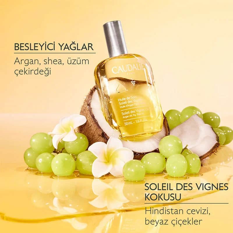زيت إكسير شمس الكروم 50 مل من كودالي Caudalie