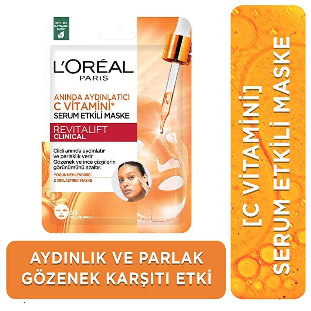 L'Oréal Paris Revitalift Klinische Serum Maske 26g