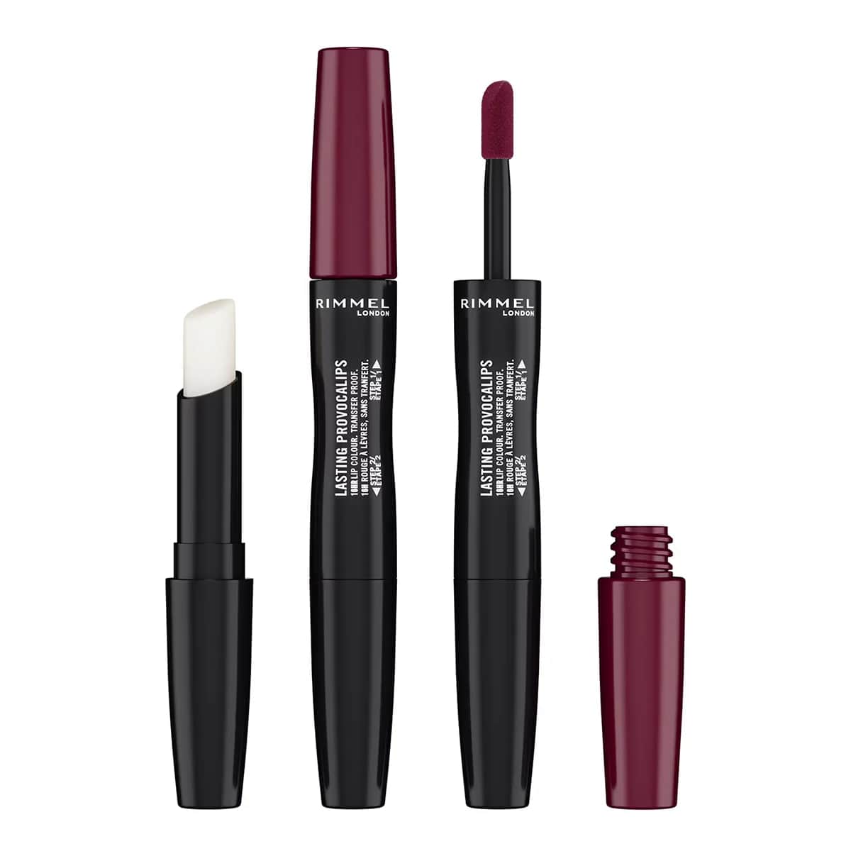 Rimmel London أحمر شفاه سائل بروفوكاليبس من ريميل لندن، لون نبيذي رقم 570